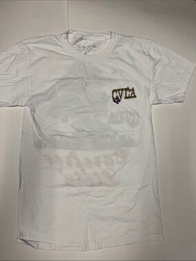 CVLA White Short Sleeve Logo Tee - Women